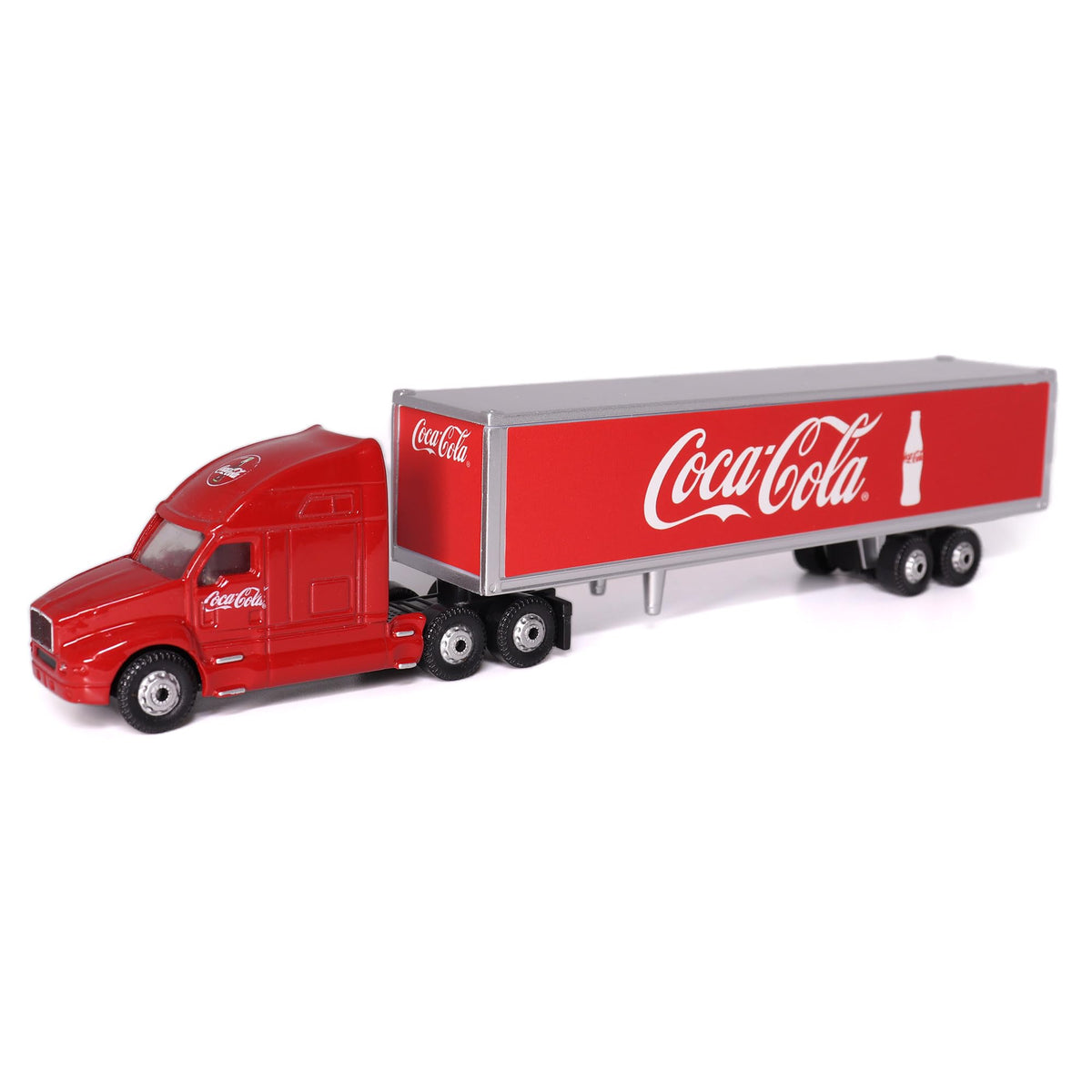 Motor City Classics Coca-Cola Long Hauler front view with authentic decals for display
