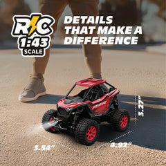 Motor Dayz Polaris RZR RC car with working lights for realistic night play