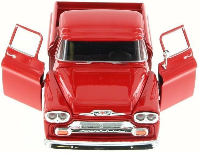 Motormax 1958 Chevrolet Apache diecast construction offers durable display.