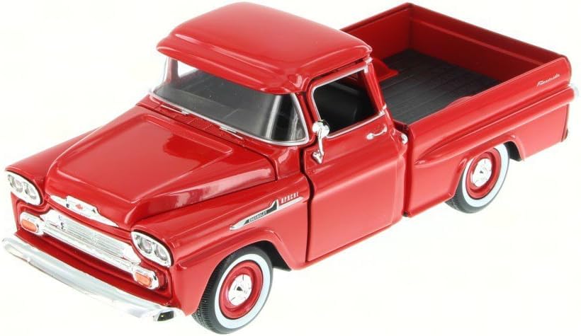 Motormax 1958 Chevrolet Apache side view for dramatic display.
