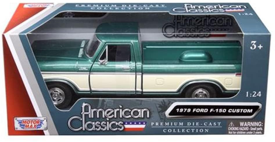 Collectors-friendly Motormax F-150 display-ready packaging.