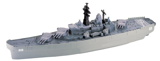 Motormax USS Giant Battleship with diecast aircraft for realistic battle scenes