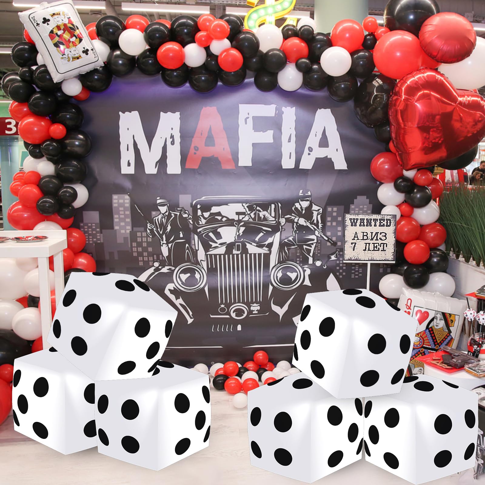 Mototo party decor dice to liven up celebrations