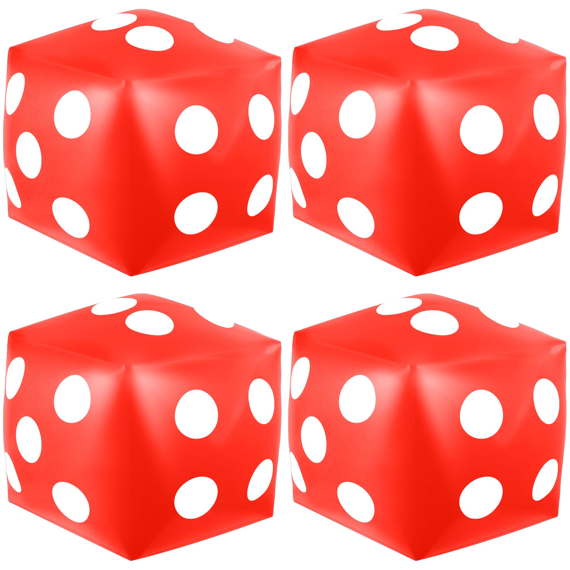 Mototo jumbo dice 12.6 inch red dice for outdoor fun and parties.