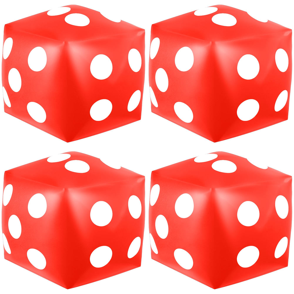 Mototo jumbo dice 12.6 inch red dice for outdoor fun and parties.