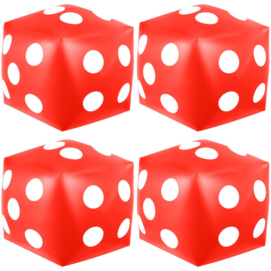 Mototo jumbo dice 12.6 inch red dice for outdoor fun and parties.