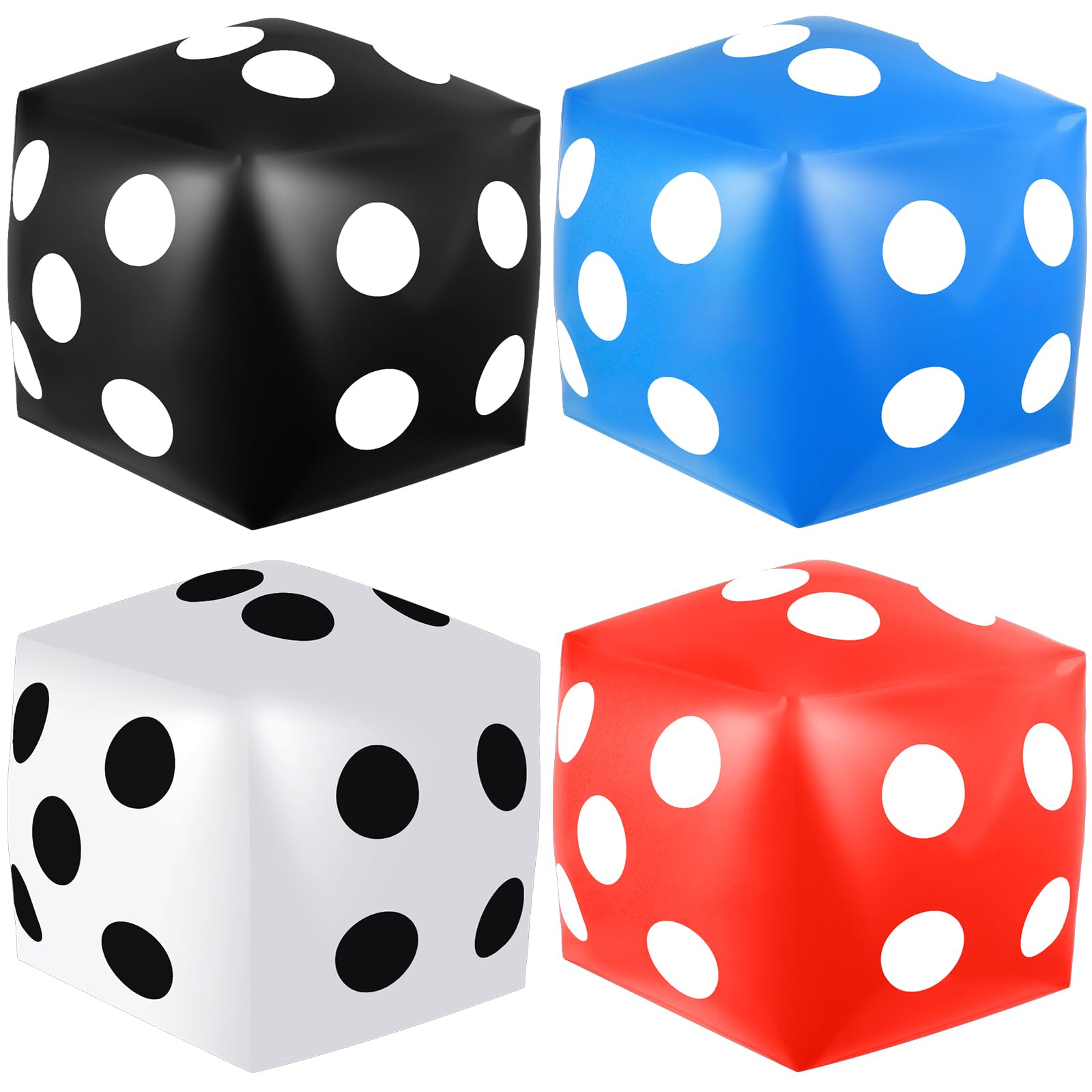 Mototo jumbo dice red 12.6-inch ready for outdoor party fun.