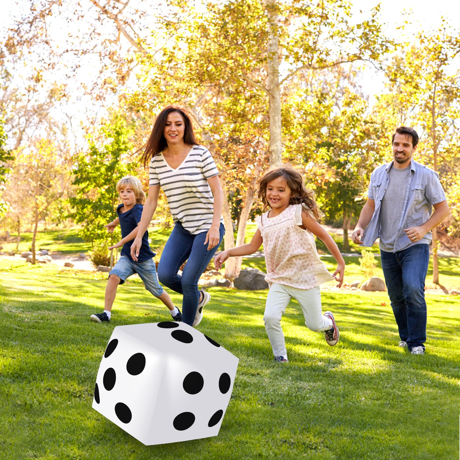 Mototo inflatable dice for pool parties and beach activities