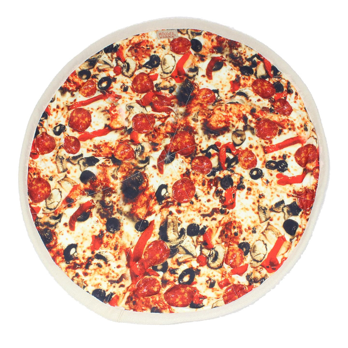 Mougee Star Flow Star pizza plate with vivid graphics for smooth, balanced spins.