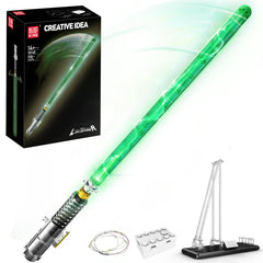 Mould King 10140 box and parts for a dramatic Lightsaber build and display.