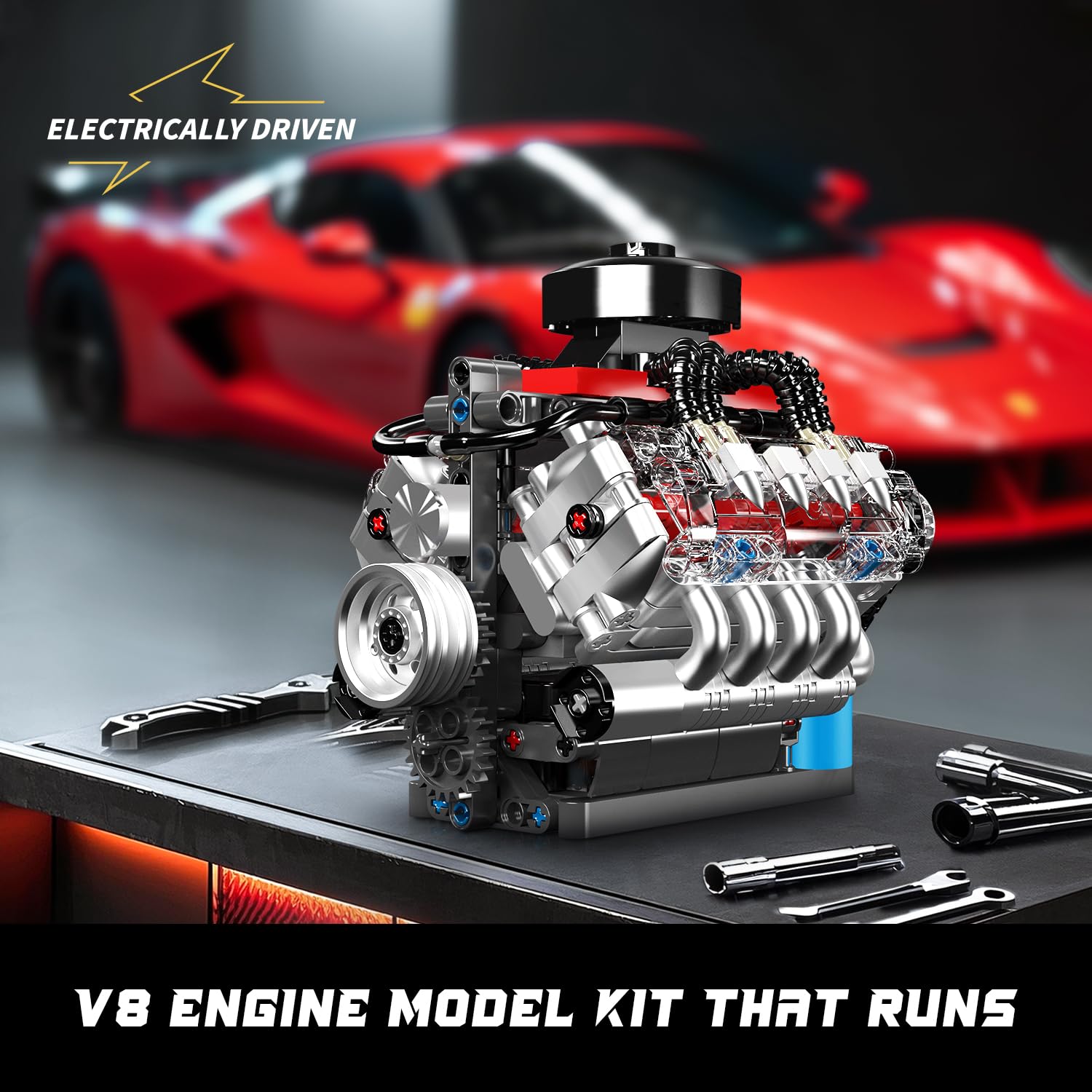 Mould King 10171 turbocharger reveals authentic look of a performance engine