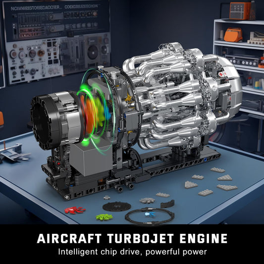 Mould King engine compressor detail highlights intake and compression concept for curious builders.