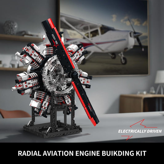 Mould King 10233 electric drive motor powering the model