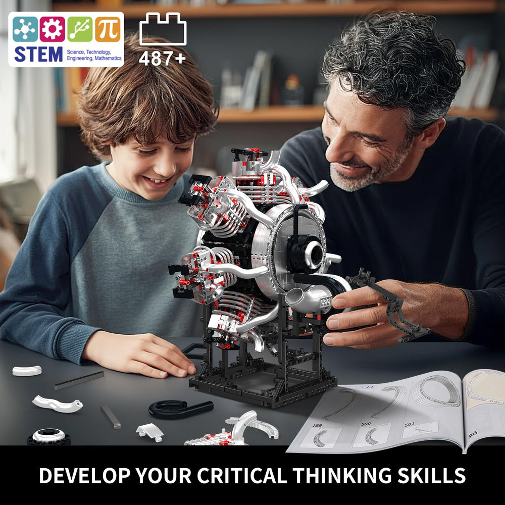 Mould King 10233 STEM toy activity promotes collaboration