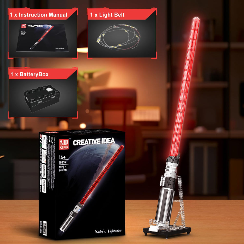 Mould King 10237 lightsaber gift for fans offers a memorable sci fi present