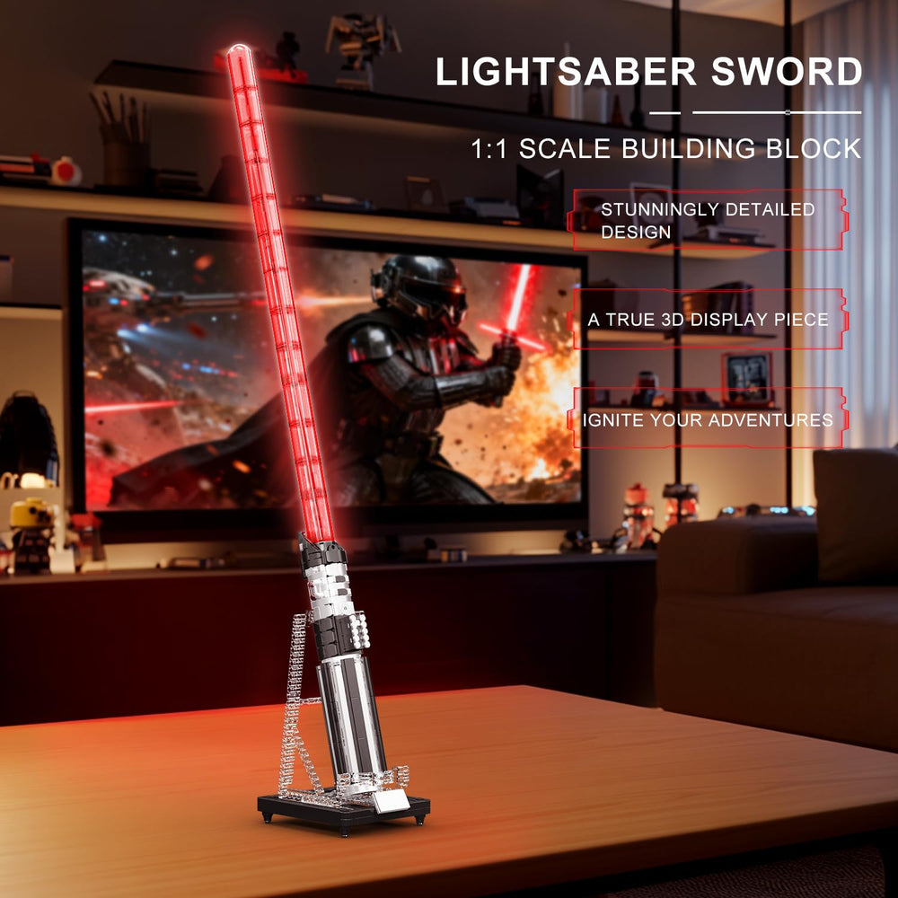 Mould King 10237 lightsaber premium pieces assure sturdy construction and lasting quality