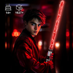 Mould King 10237 lightsaber rechargeable battery enables long uninterrupted building sessions