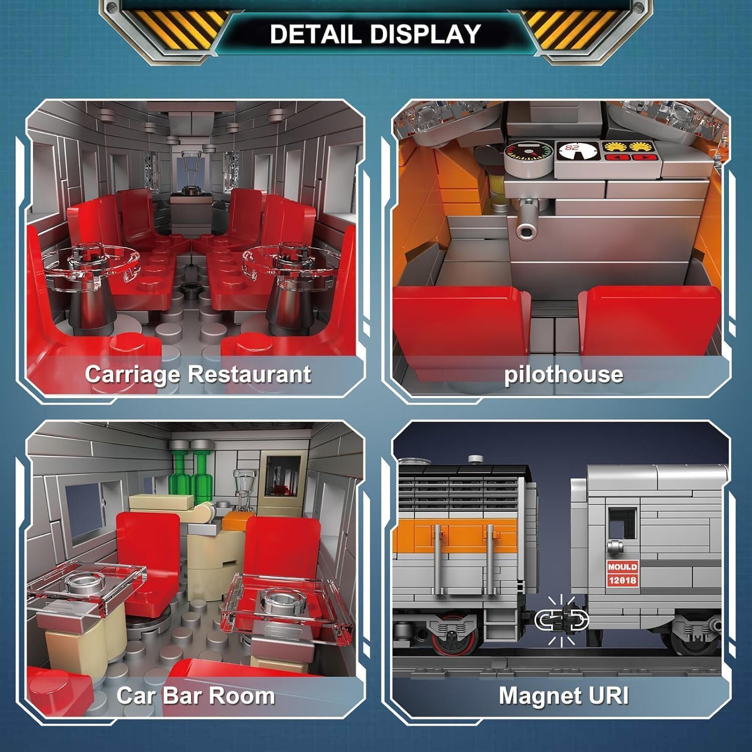 Mould King 12018 app-enabled RC control image showing Bluetooth operation.