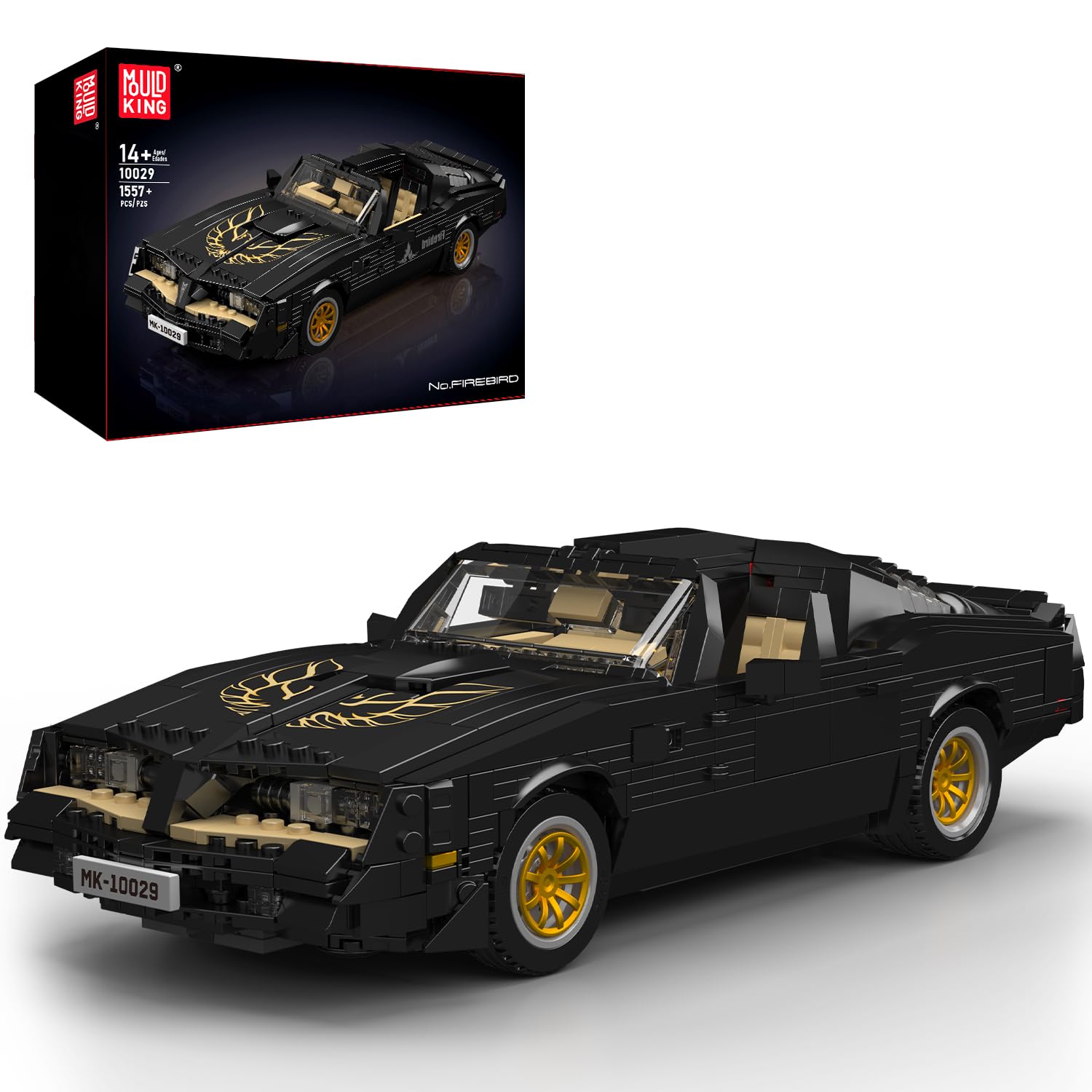 Mould King Classic Supercar detailed chassis for authentic display.