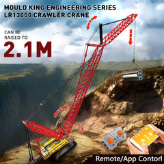 Mould King LR13000 front arm deploy demonstrates realistic operation.