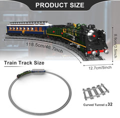 Mould King Orient Express features two motors for strong, smooth motion.