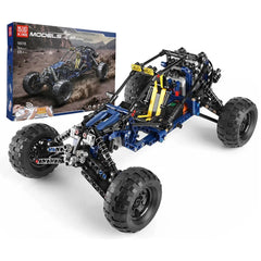 Mould King RC off-road car battery pack powering extended play sessions.