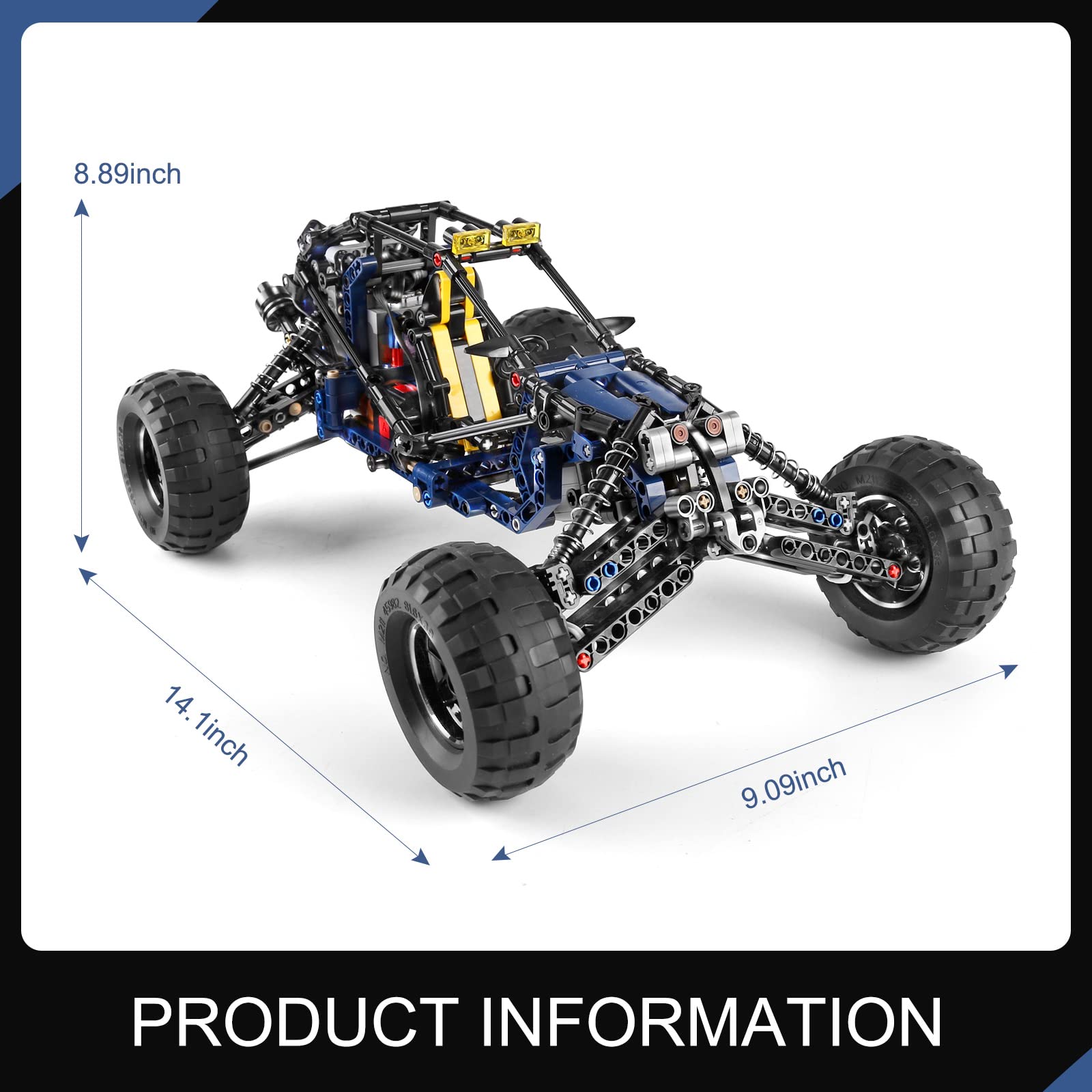 Mould King RC off-road car gift box ready for birthdays.