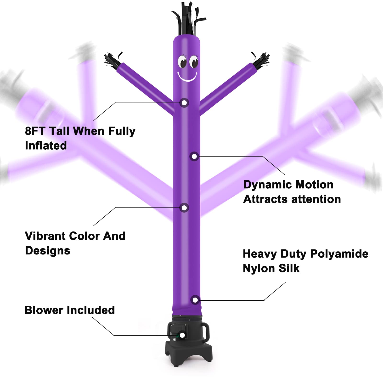 MOUNTO fly dancer material close-up shows durable polyamide nylon.