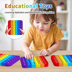 Mouom Pop Fidget Toys bubble action close-up highlighting stress-relief in motion.