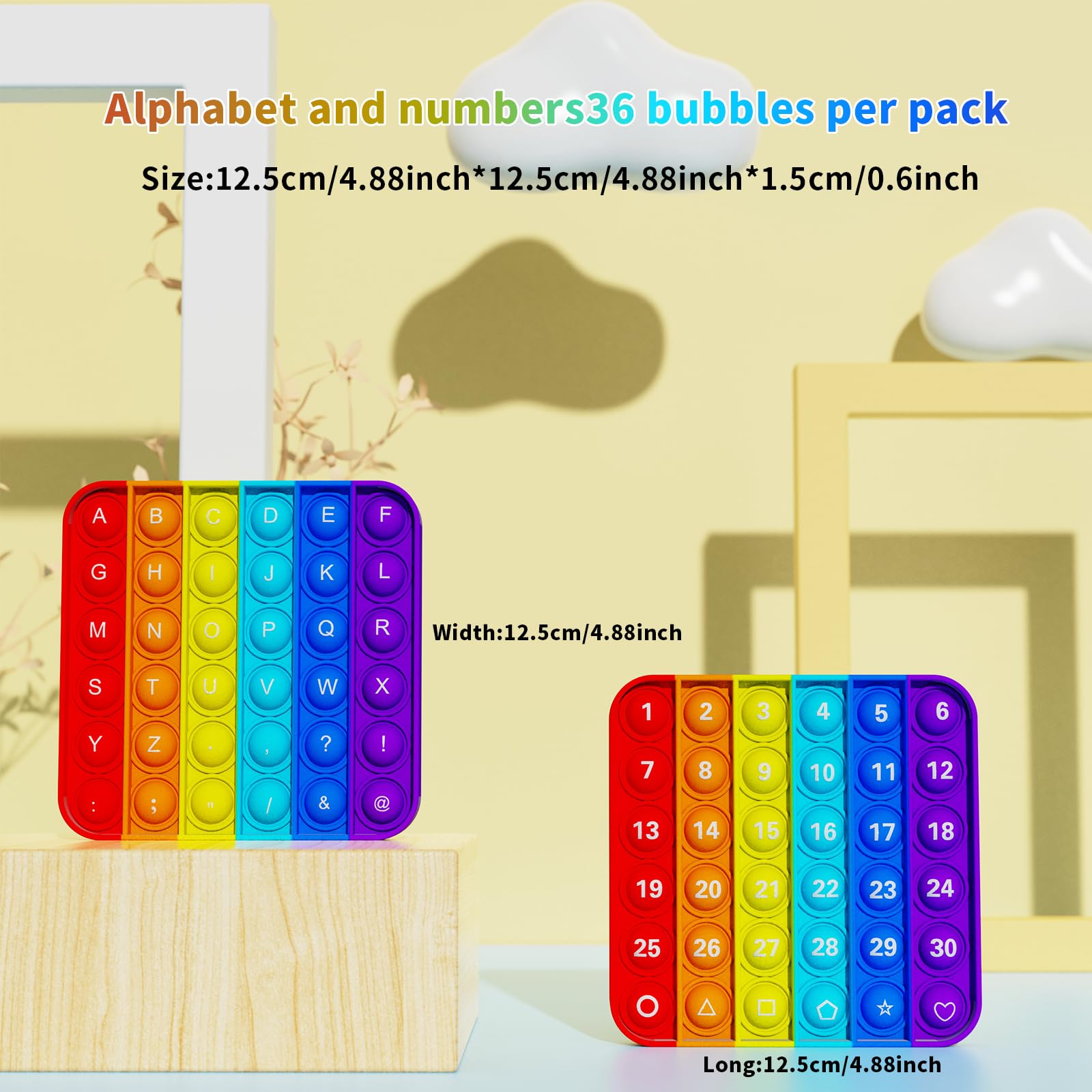 Mouom Pop Fidget Toys waterproof design ready for outdoor play.