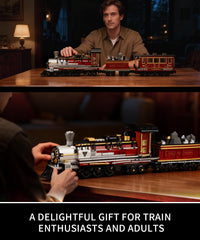 Mov Stone steam train wheels and smokestack detail enhance authenticity for model rail fans