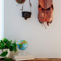 MOVA Globe compact 4.5-inch globe fits desks and shelves neatly.