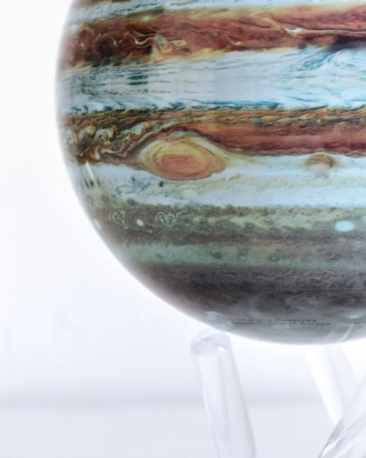 MOVA Jupiter Globe’s 7-inch base provides stable, eye-catching display.