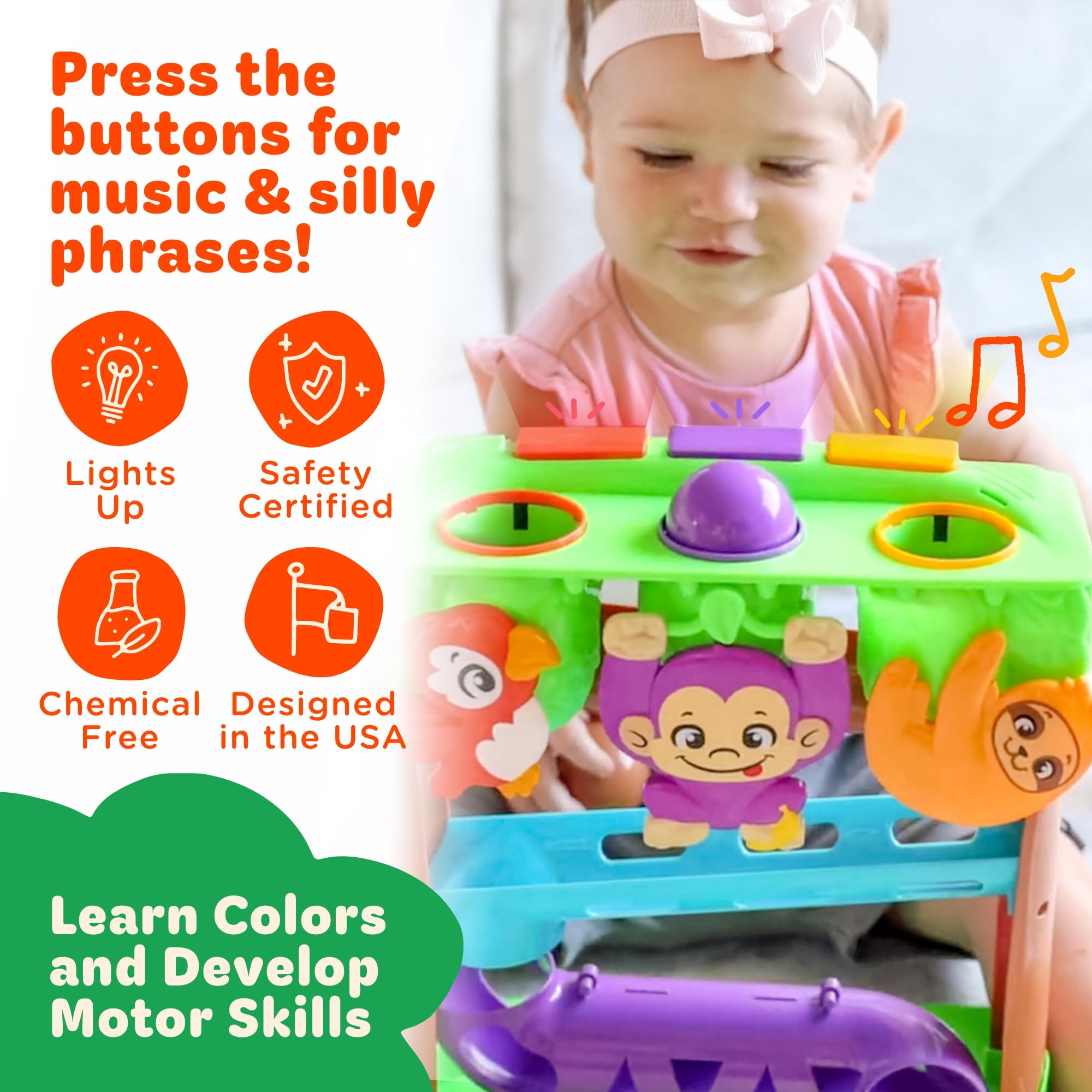 Move2Play 30+ Phrases and Songs fuel interactive playtime.
