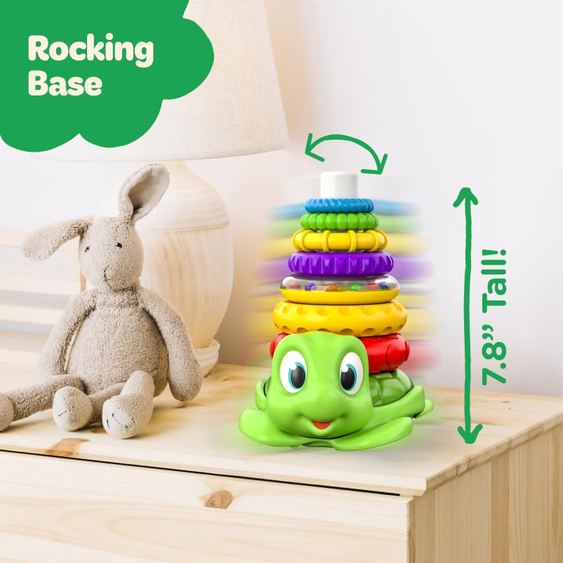 Move2Play baby grasp-and-stack scene supports hand-eye coordination.