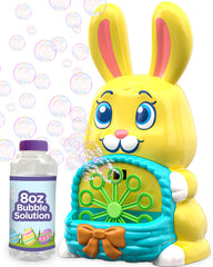 Move2Play bunny bubble blower outdoors for active play with many bubbles