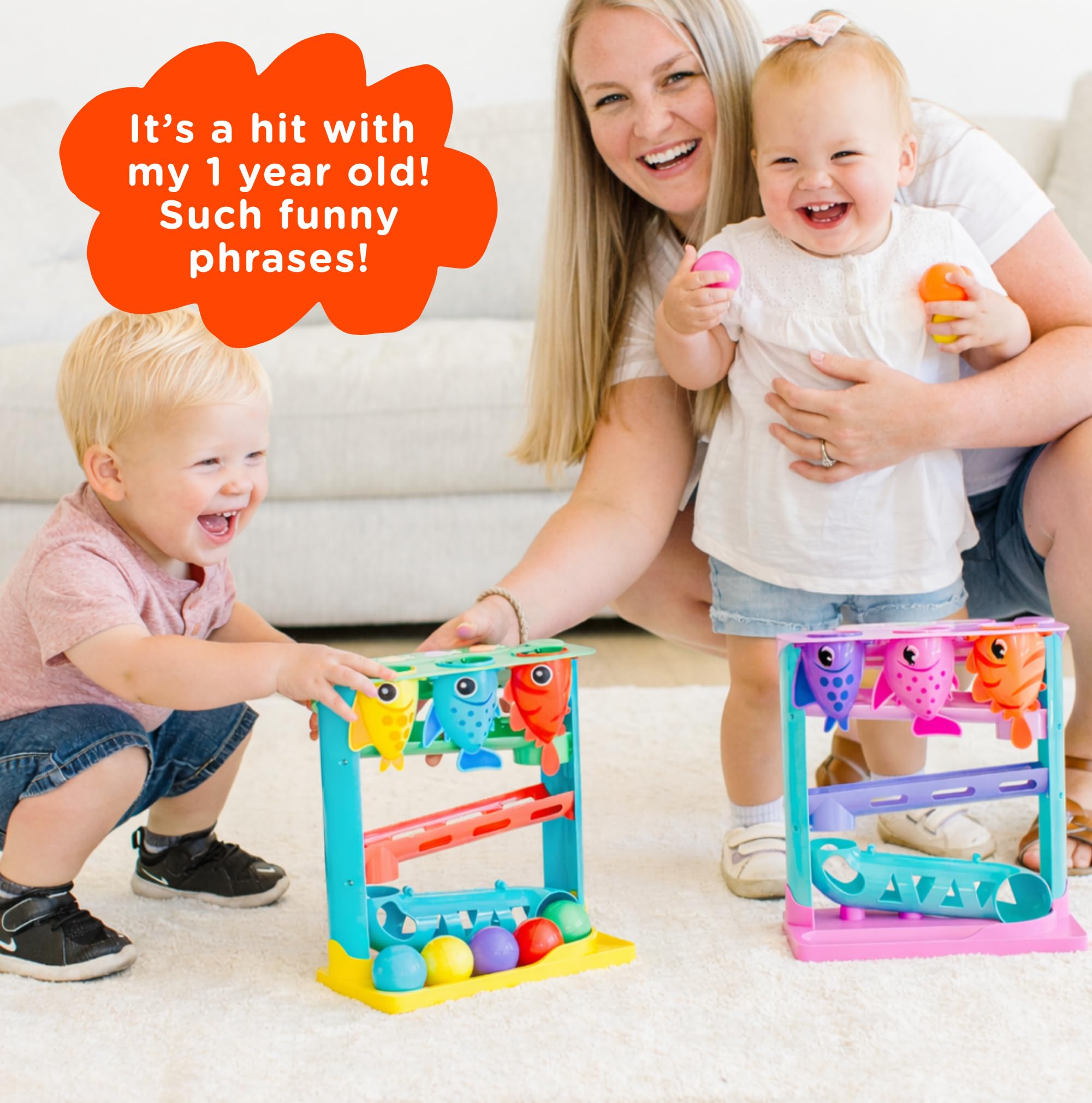Move2Play Feed The Fish: simple assembly for quick setup.