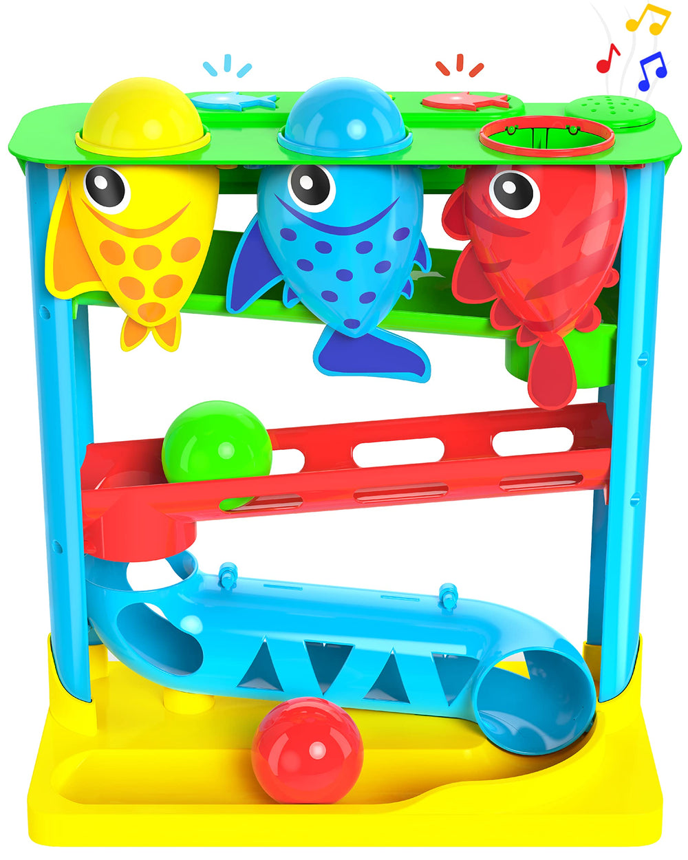 Move2Play Feed The Fish: three talking fish with engaging voices.