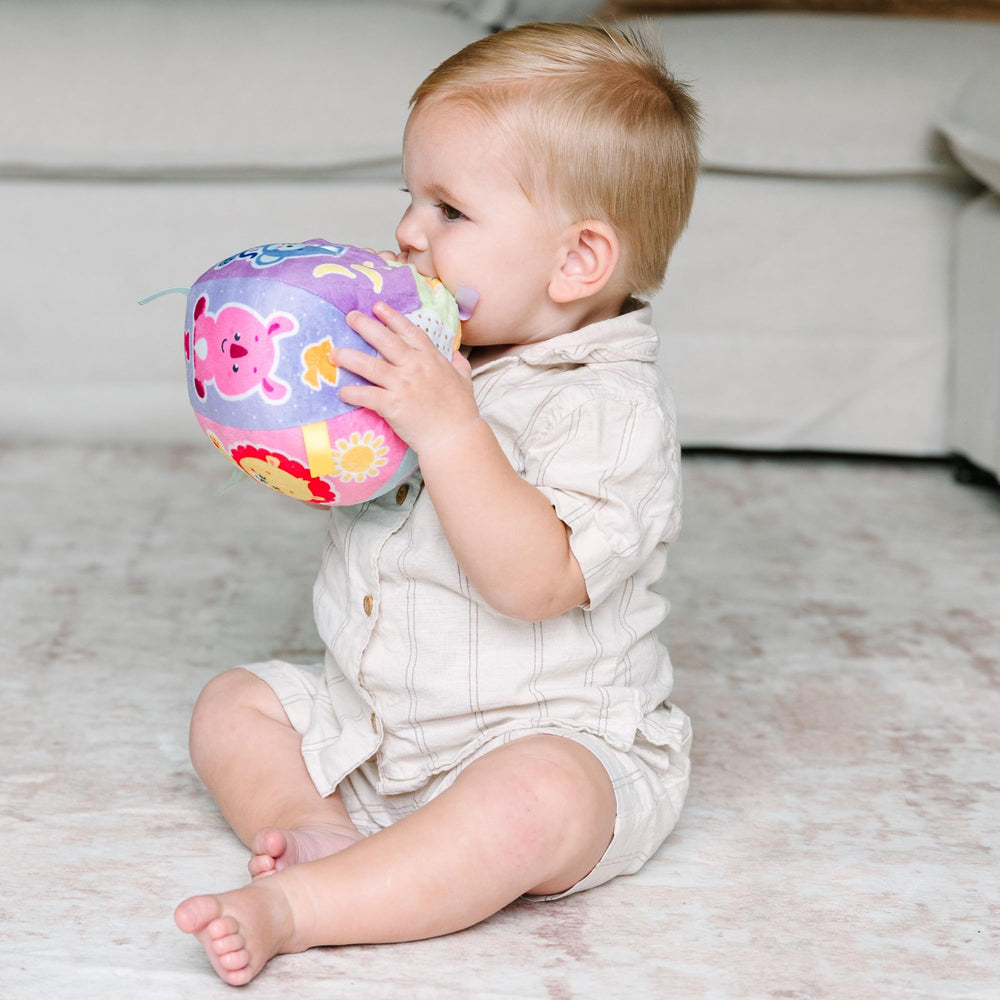 Move2Play pastel baby ball is a great first birthday gift