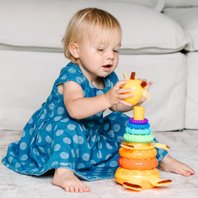 Move2Play rocking stack encourages balance and discovery.