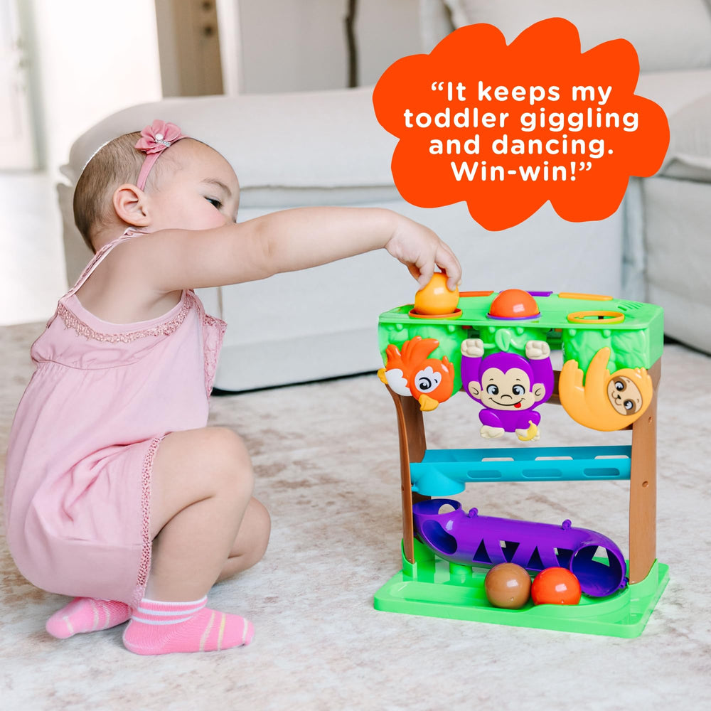 Move2Play Jungle-Tough Safe Design uses durable materials for busy play.