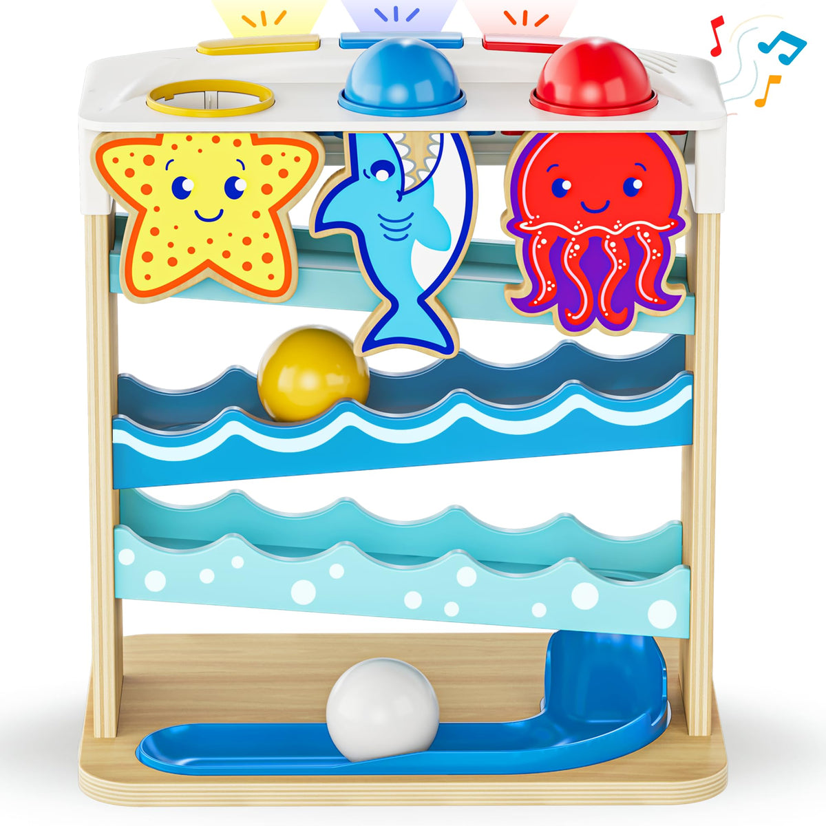 Move2Play Ocean Friends shows the three hungry fish with playful voices for interactive storytelling