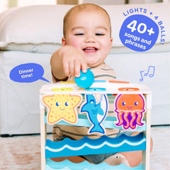 Move2Play Ocean Friends features silly voices captivate baby during bath-time play sessions
