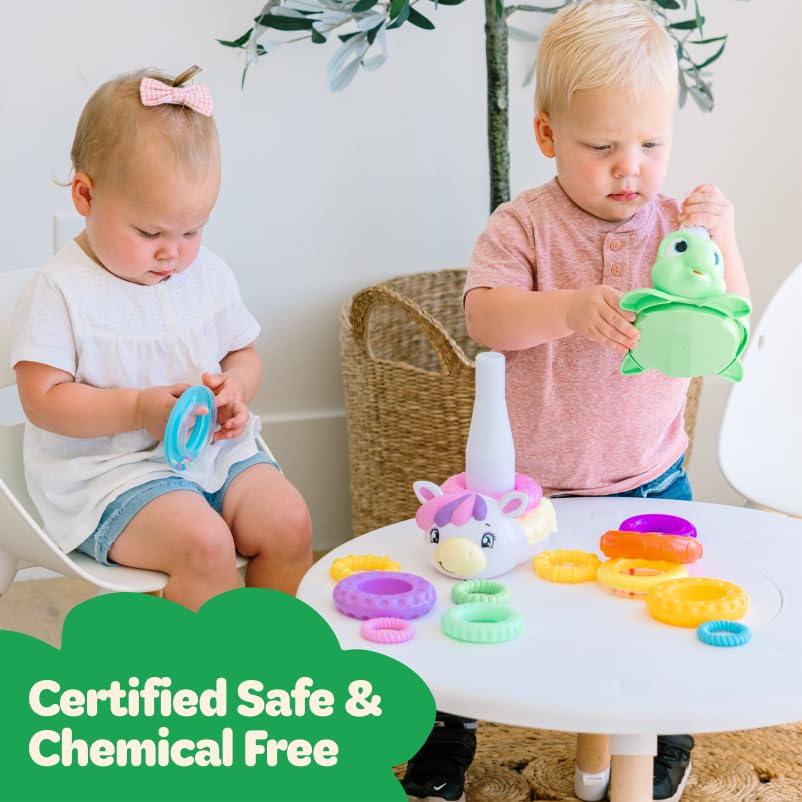Move2Play safe materials emphasize BPA-free, baby-safe design.