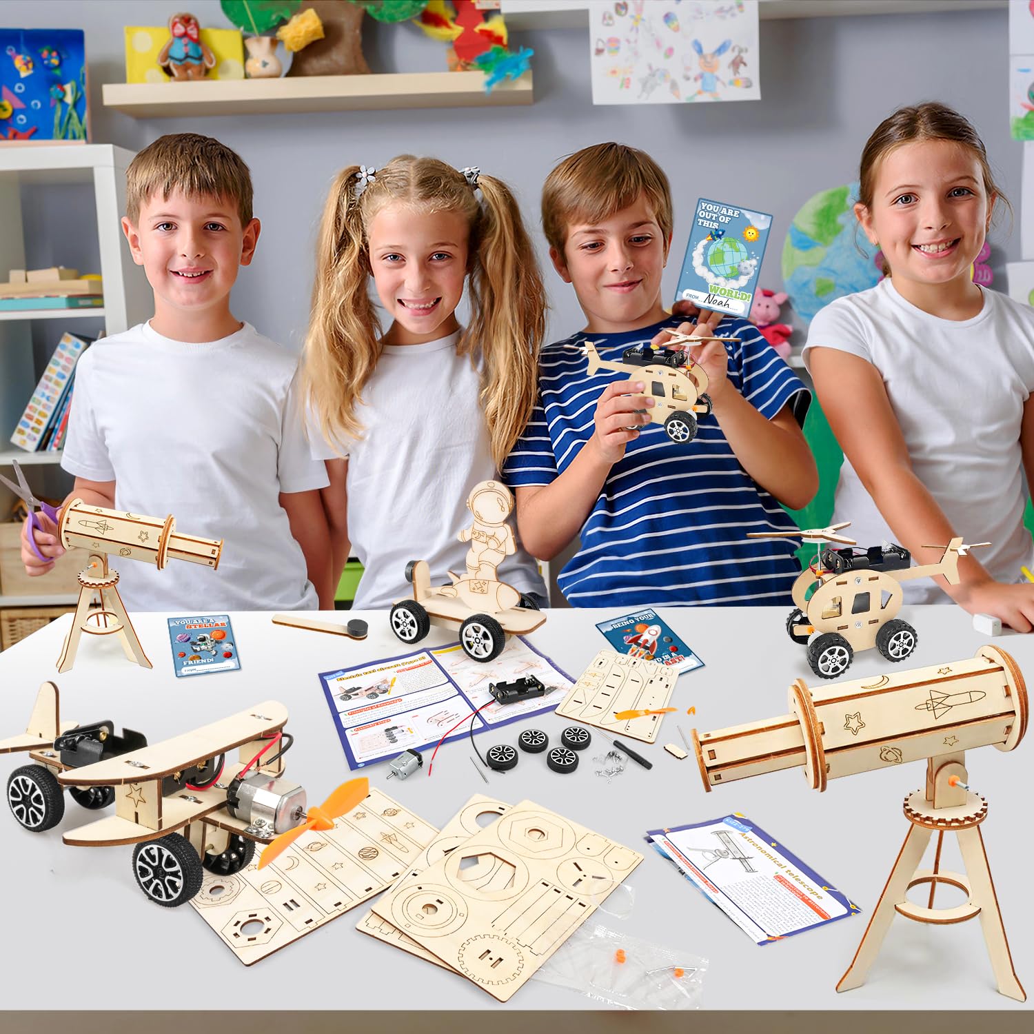 MOVINPE easy-to-follow assembly instructions help teachers and students stay on track.