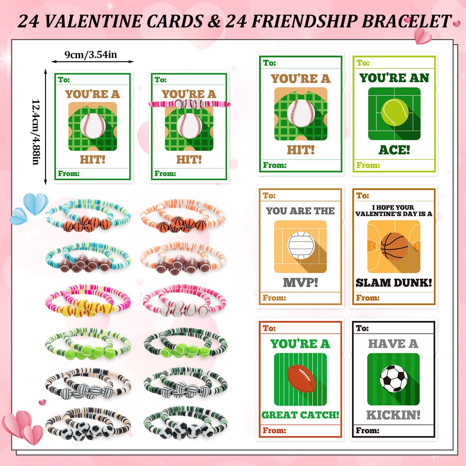 MOVINPE groove-design cards attachable to bracelets for interactive gift exchange.