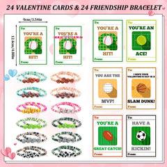 MOVINPE groove-design cards attachable to bracelets for interactive gift exchange.