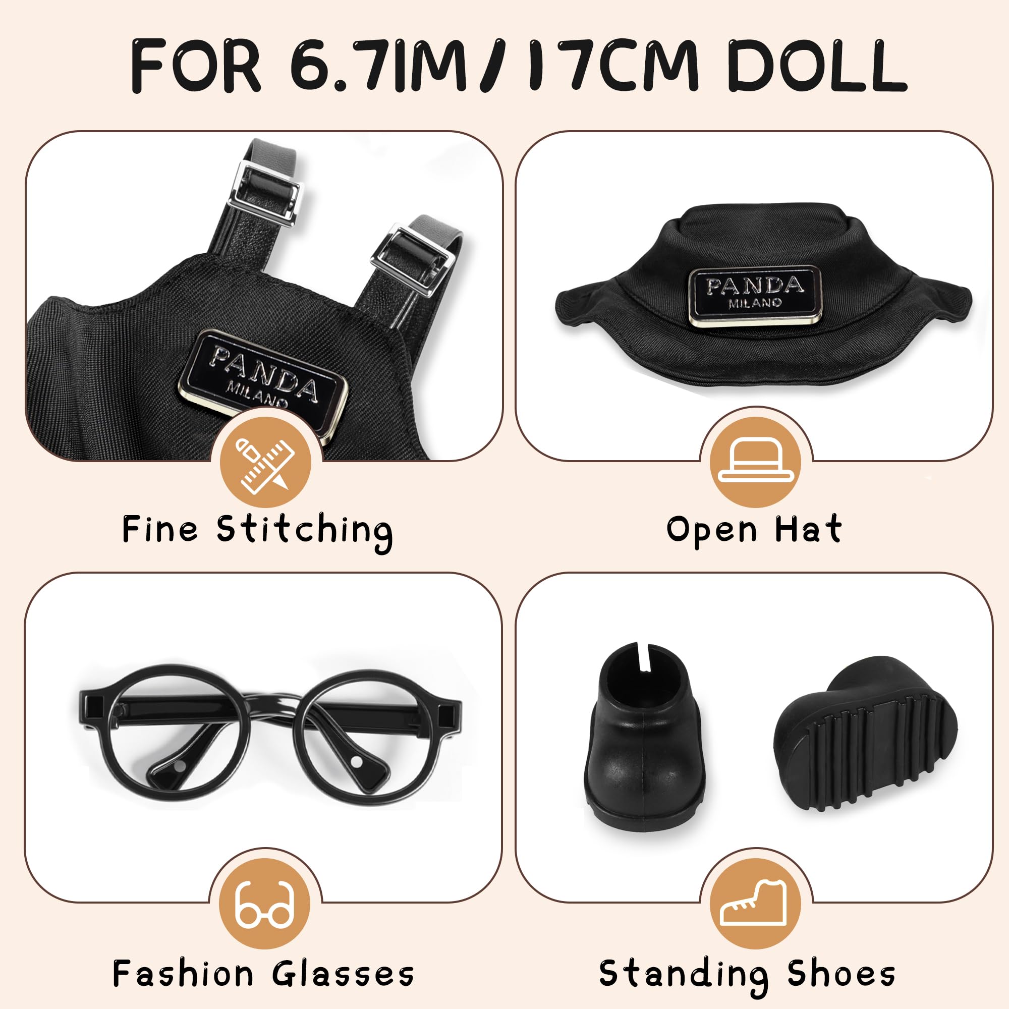 MOVOLIVI bib overalls provide adorable detail for display pieces and scenes