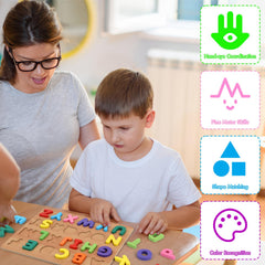 MOWPOG wooden pieces with smooth, rounded edges for careful handling.