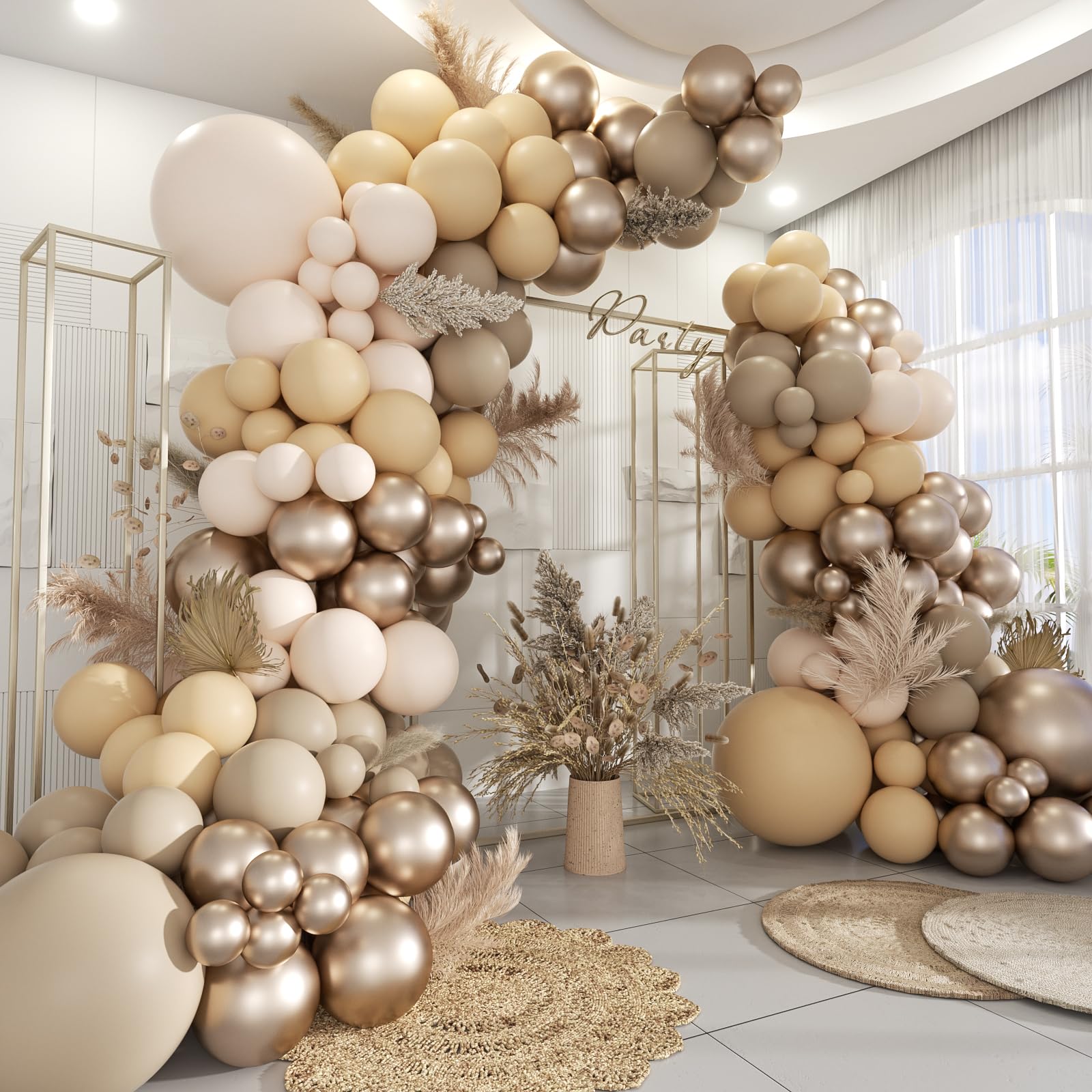 MOXMAY Boho Balloon Arch Kit—18-inch balloons create a bold party backdrop